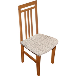 Luksusowe okrycie siedzisk krzeseł Andrea, biało-czarne, zestaw 2 szt