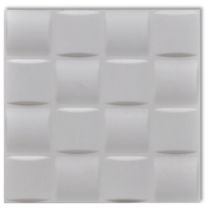 Panel ścienny 3D, kwadrat (0,5 m x 0,5 m) 24 panele 6m²
