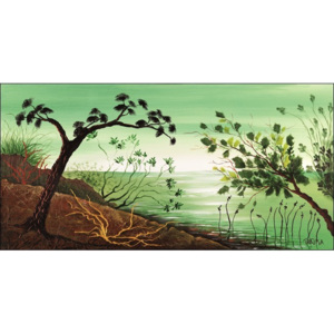Reprodukcja Green sunrise, Takira, (50 x 25 cm)