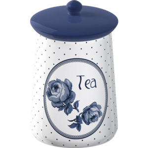 Pojemnik ceramiczny na herbatę Creative Tops Vintage Indigo, Ø 9 cm