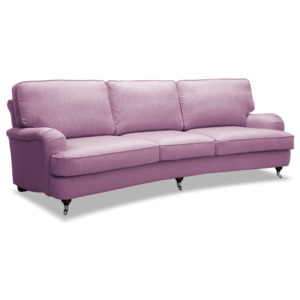 Różowa sofa 3-osobowa Vivonita William