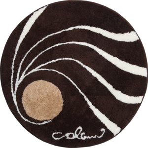 Dywanik łazienkowy Colani 18, brązowa, ⌀ 80 cm