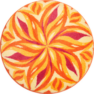Mandala TAŃCZĄCE NIEBO, pomarańczowa, ø 60 cm
