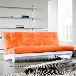Sofa rozkładana Karup Fresh White/Orange