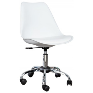 Krzesło biurowe SCANDINAVIA białeKrzesło biurowe SCANDINAVIA białe
