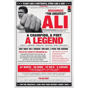 Plakat, Obraz Muhammad Ali - vintage corbis, (61 x 91,5 cm)