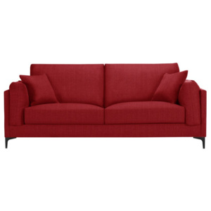 Czerwona sofa trzyosobowa Guy Laroche Desire