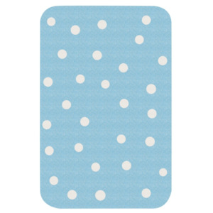 Niebieski dywan dziecięcy Zala Living Dots, 67x120 cm