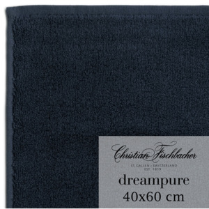 Christian Fischbacher Ręcznik dla gości duży 40 x 60 cm granatowy Dreampure, Fischbacher