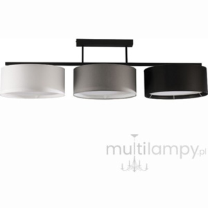 Ursyn lampa sufitowa 3-punktowa biała/szara/czarna 3062