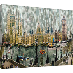 Londres Ii Obraz na płótnie, (80 x 60 cm)