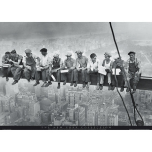 Plakat, Obraz Men on girder - New York, (91,5 x 61 cm)