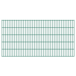 2D Panele ogrodzeniowe 2008x1030 mm 16 m zielone 8 szt