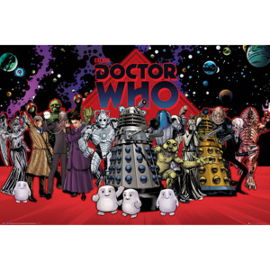 Plakat, Obraz Doctor Who - Compilation, (91,5 x 61 cm)