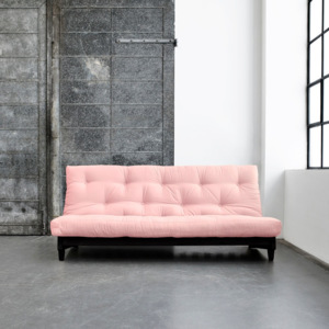 Sofa rozkładana Karup Fresh Wenge/Pink Peonie