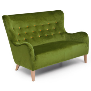 Zielona sofa 2-osobowa Max Winzer Medina