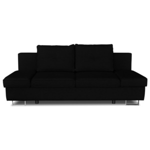 Czarna rozkładana sofa 2-osobowa Windsor & Co. Sofas Iota