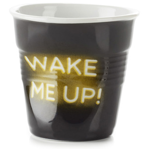 REVOL Kubeczek do cappuccino 180 ml Neon "Wake me up" Froissés