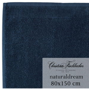 Christian Fischbacher Ręcznik kąpielowy 80 x 150 cm midnight blue NaturalDream, Fischbacher