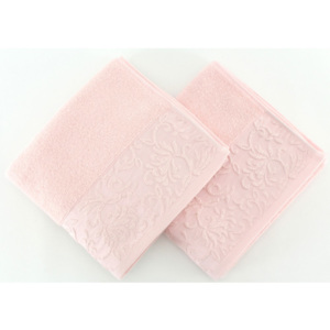 Komplet 2 ręczników Burumcuk Pink, 50x90 cm