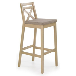 Wysokie krzesło barowe w kolorze dąb sonoma Borys