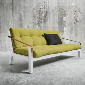 Sofa rozkładana Karup Poetry White/Avocado Green/Dark Grey