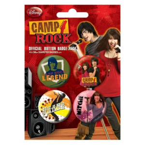 Plakietki zestaw Camp Rock 1