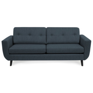 Ciemnoniebieska sofa 3-osobowa Vivonita Harlem