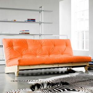 Sofa rozkładana Karup Fresh Natural/Orange