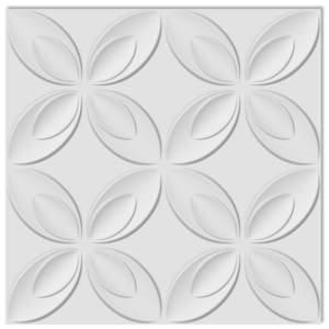 Panel ścienny 3D, kwiaty (0,3 m x 0,3 m) 66 paneli 6m²