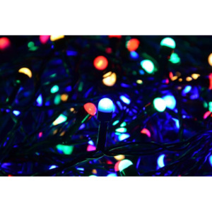 Lampki świąteczne 100 MAXI LED kolorowe zewnętrzne - 10m
