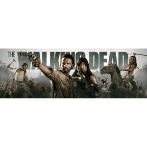 Plakat, Obraz The Walking Dead - Banner, (158 x 53 cm)