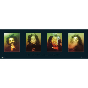 Plakat, Obraz Bob Marley - faces, (91 x 30 cm)