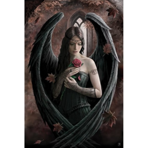Plakat, Obraz Anne Stokes - angel rose, (61 x 91,5 cm)