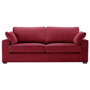 Sofa 3-osobowa Jalouse Maison Serena, czerwona