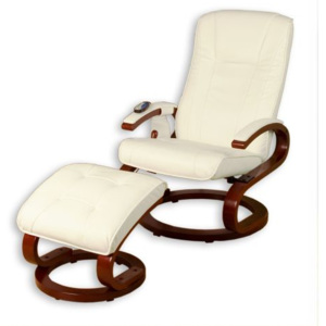 Ekskluzywny fotel z masażem Stilista biały
