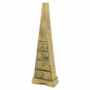 Komoda w formie piramidy 100 cm brązowa
