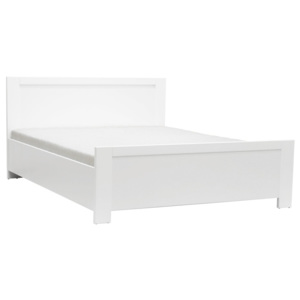 Białe łóżko 2-osobowe Mazzini Beds Sleep, 140x200 cm