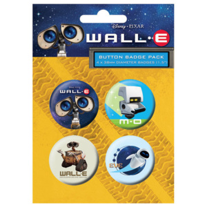Plakietki zestaw Wall-e