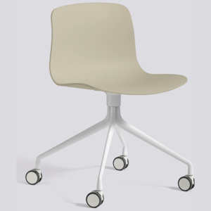 HAY krzesło ABOUT - AAC14, pastelowa zieleń/białe aluminium