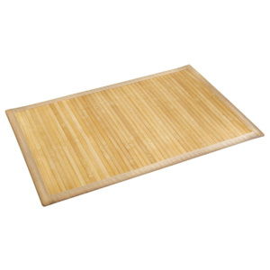 Jasny bambusowy dywanik łazienkowy Wenko, 50x80 cm