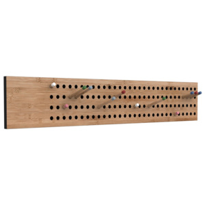 Wiszący wieszak bambusowy We Do Wood Scoreboard, szer. 100 cm