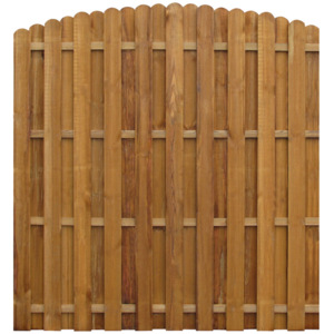 Płot ogrodowy panelowy 170x(156-170) cm z drewna sosnowego