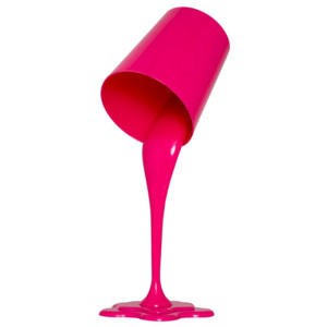 Różowa lampa stołowa Homemania Ximena