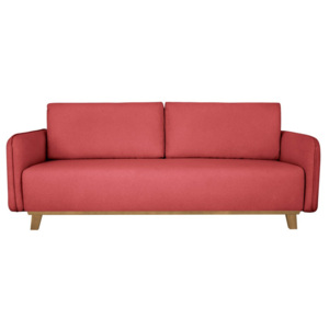 Czerwona sofa 3-osobowa Kooko Home Bebop
