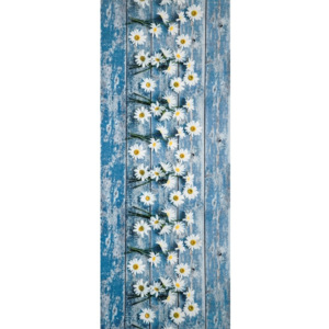 Niebieski wytrzymały dywan Webtappeti Camomilla, 58x80 cm