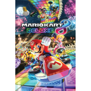 Plakat, Obraz Mario Kart 8 - Deluxe, (61 x 91,5 cm)