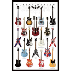 Plakat, Obraz Guitar heaven, (61 x 91,5 cm)