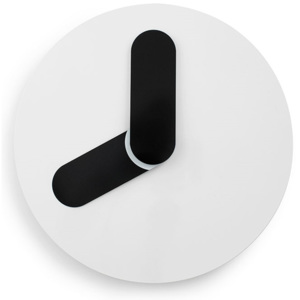 NORMANN COPENHAGEN zegar BOLD, biały