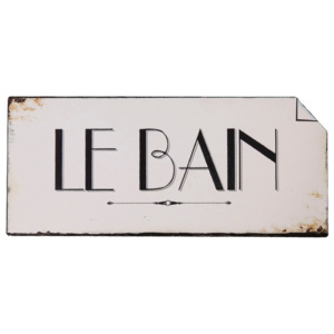 Tabliczka wisząca Antic Line Le Bain